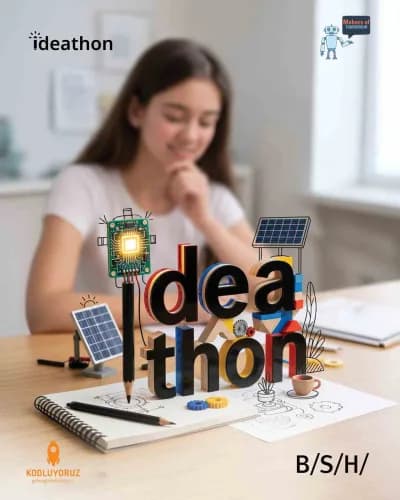 Geleceği Kodlayanlar Ideathon programı kapsamında beyaz eşya sektöründe sürdürülebilirlik temalı yarışma afişi