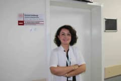 Kayseri Devlet Hastanesi Geriatri Polikliniği hizmet binası ve sağlık personeli