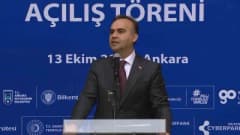 Sanayi ve Teknoloji Bakanı Mehmet Fatih Kacır, Ulus Girişim Ofisi açılışında konuşma yapıyor