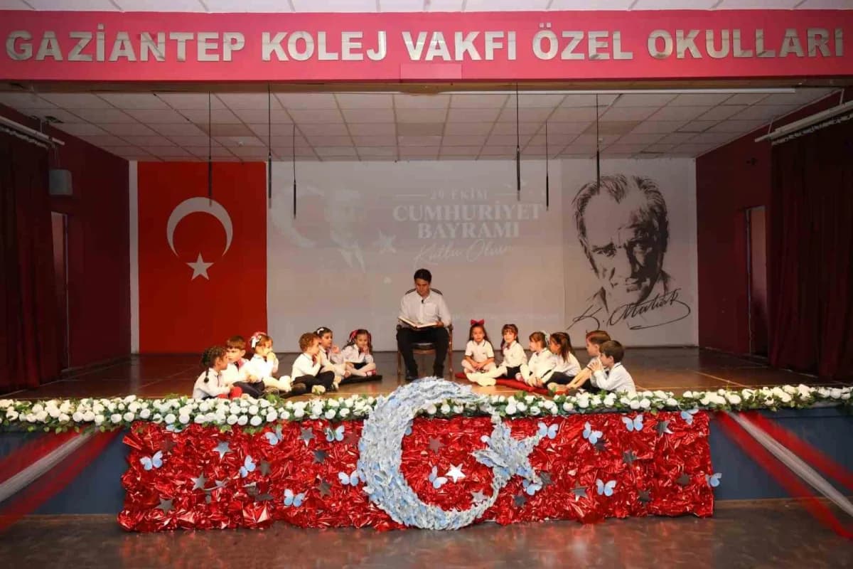 Gkvli minik kalplerden liselere unutulmaz kutlama