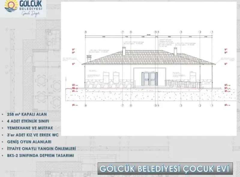 Gölcük Belediyesi Örcün Mahallesi'nde yapılacak Çocuk Evi projesi için ihale süreci devam ediyor