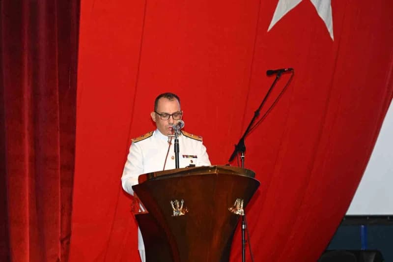 Gölcük Tersanesi Komutanı Tuğamiral İzzet Emre Afacan.