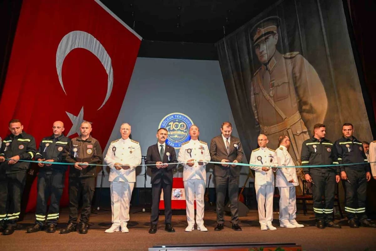 Gölcük Tersanesi Komutanlığında 100. yıl kutlaması ve gemi inşa faaliyetleri
