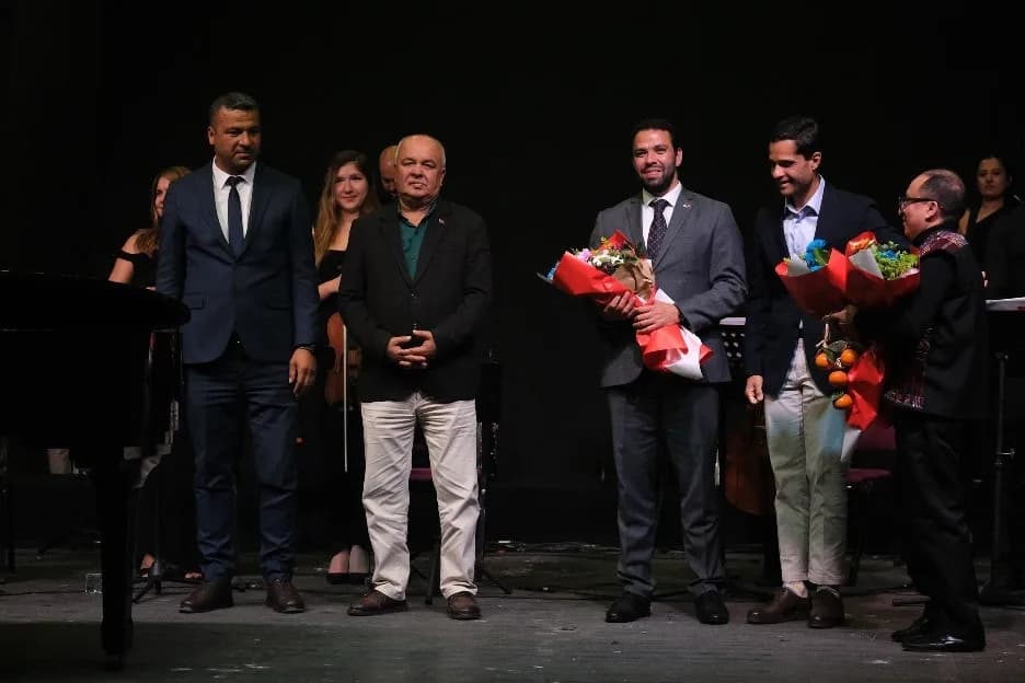 Bodrum Kalesi'nde Guatemala ve Türkiye müzik kültürünü buluşturan Ensemble Konseri sahnesi