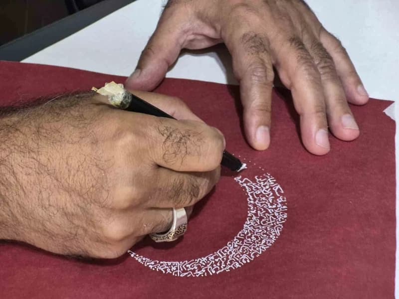 Eskişehirli Hattat Dr. Hüseyin Fidan, ‘Gubârî’ konusunda uzman hattatlar arasında yer alıyor.