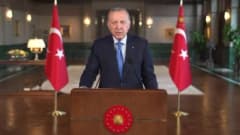 Cumhurbaşkanı Erdoğan'ın Dünya Gıda Forumu için gönderdiği video mesajdan bir kare