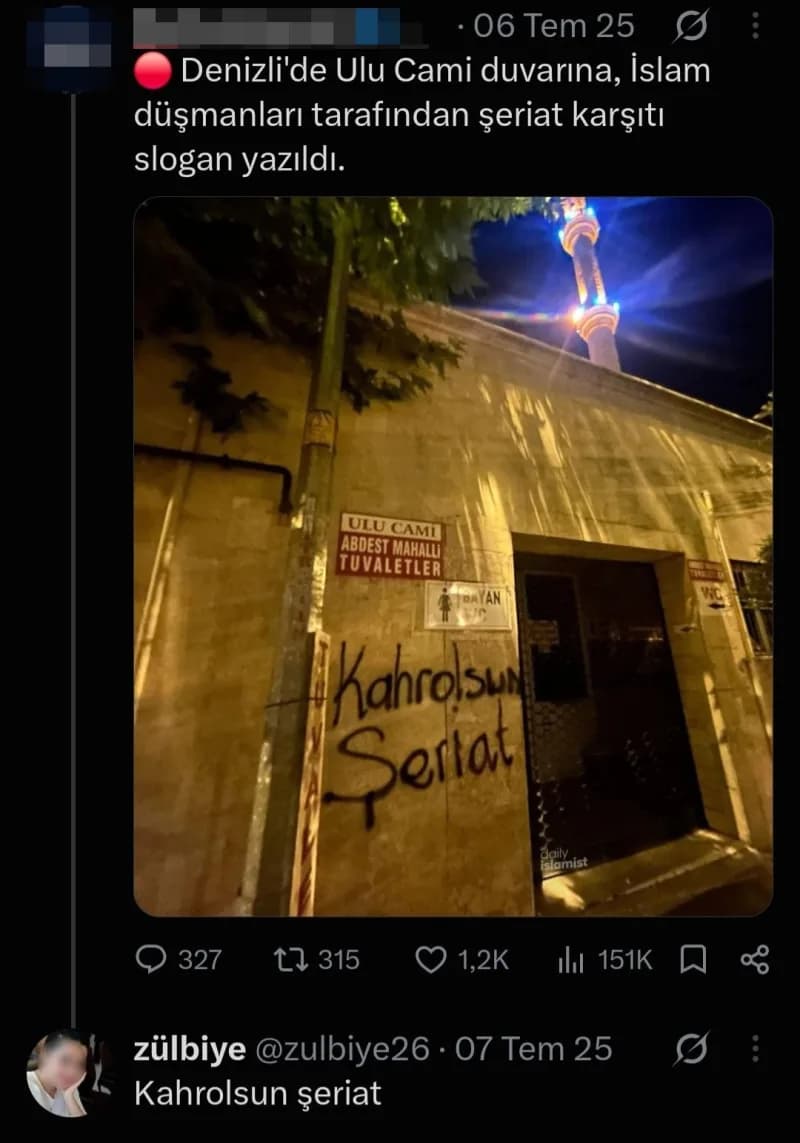 Şahsın paylaşımları