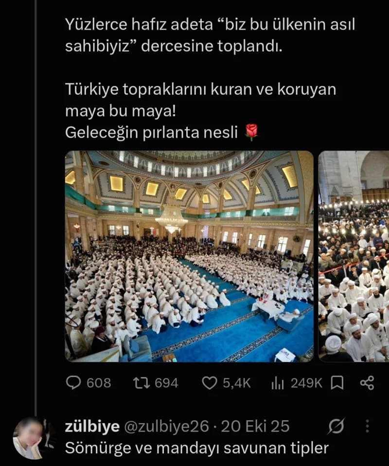 Şahsın paylaşımları