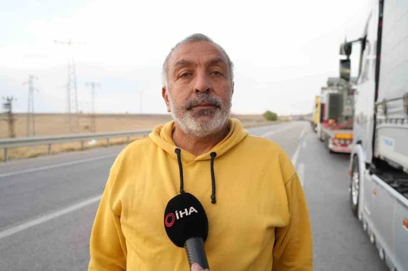 Tır şoförü Ayhan Akça açıklama yaptı