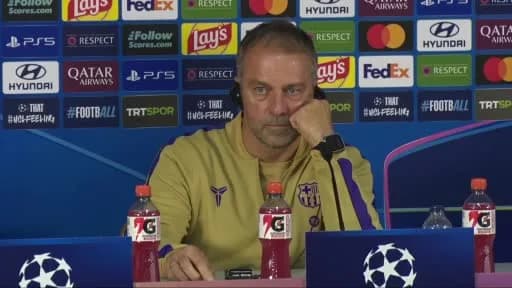 Hansi Flick basın toplantısında Galatasaray maçını değerlendiriyor