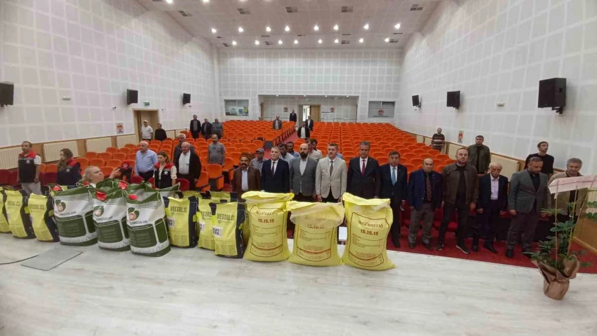 Havza’da 510 üreticiye destek