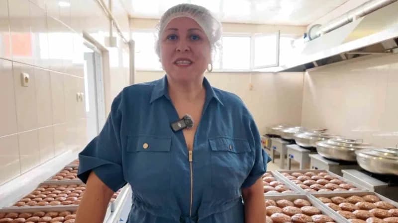 Hayrabolu Tatlısı üreticisi Nurgün Tanrınıan