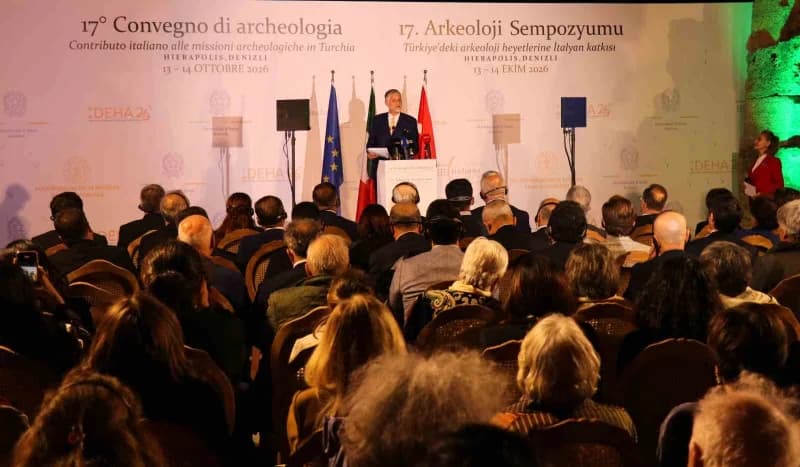 Denizli Hierapolis Antik Kenti, 17. İtalyan Arkeoloji Sempozyumu’na ev sahipliği yaptı. Kültür ve Turizm Bakanı Mehmet N