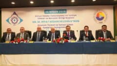 TOBB Başkanı M. Rifat Hisarcıklıoğlu ve ETSO Başkanı Saim Özakalın Palandöken Ekonomi Forumu’nda