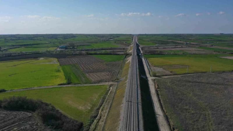 Ulaştırma ve Altyapı Bakanı Abdulkadir Uraloğlu, "Hızlı Tren ağımızı Çerkezköy’den Kapıkule’ye, Avrupa sınırına kadar ul