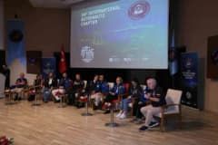 IAC 2026 Uluslararası Uzay Kongresi’nde astronotlar ve katılımcılar Antalya NEST Kongre Merkezi’nde bir arada