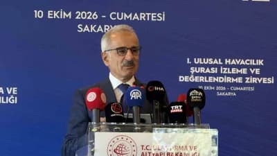 Ulaştırma ve Altyapı Bakanı Abdulkadir Uraloğlu, Ulusal Havacılık Şurası İzleme ve Değerlendirme Zirvesi’nde konuşma yap
