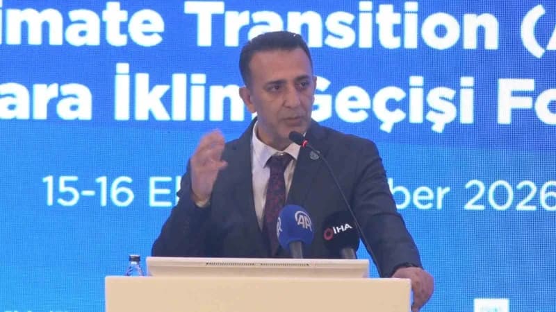 İklim Değişikliği ile mücadelede yerel ve ulusal adımların masaya yatırıldığı Ankara İklim Geçişi forumunda konuşan İkli