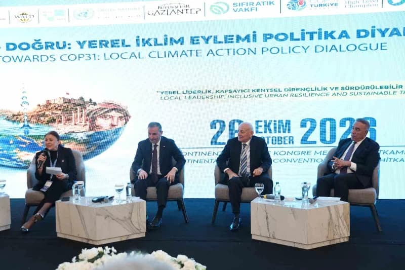 Samsun’un Terme Belediye Başkanı Şenol Kul, Gaziantep’teki uluslararası programda İklim mücadelesini