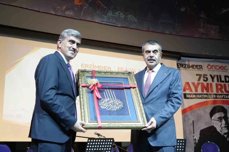 İmam Hatipler Kuruluşu’nun 75. Yılı ve İmam Hatipler Haftası programı, Milli Eğitim Bakanı Yusuf Tek