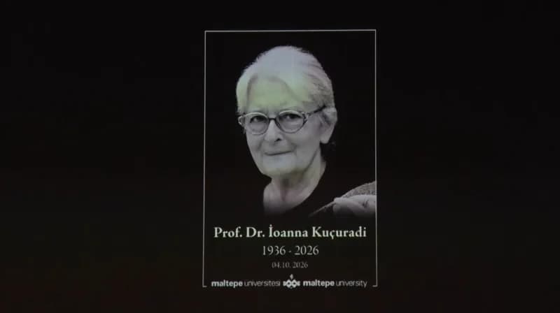 Prof. Dr. İoanna Kuçuradi'nin vefatı dolayısıyla Maltepe Üniversitesi'nde tören düzenlendi.