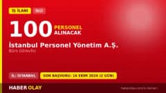 İSPER İstanbul Personel Yönetim A.Ş. büro görevlisi işçi alımı ilanı 2026