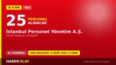 İSPER İstanbul Personel Yönetim A.Ş. engelli personel alımı ilanı, 25 daimi işçi alımı