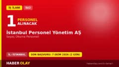 İSPER İstanbul Personel Yönetim A.Ş. sayaç okuma personeli iş ilanı 2026