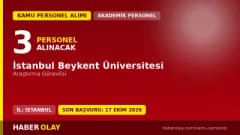 İstanbul Beykent Üniversitesi akademik personel alımı için başvuru yapan adaylar