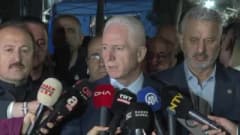 İstanbul'da çöken binada arama kurtarma ekiplerinin çalışmalarından görüntü
