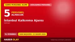 İstanbul Kalkınma Ajansı 5 uzman personel alımı ilanı ve başvuru detayları