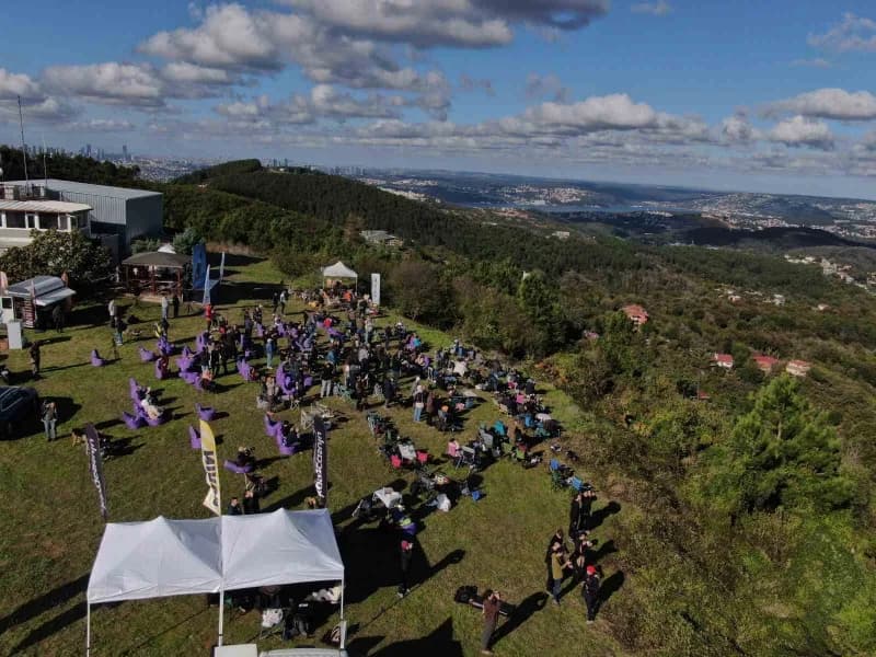 Cemre Vakfı ve Beykoz Belediyesi’nin katkılarıyla Beykoz Toygartepe’de bu yıl 5’incisi düzenlenen Yırtıcı Kuş Göçü Gözle