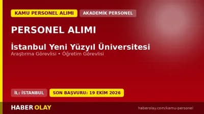 İstanbul Yeni Yüzyıl Üniversitesi öğretim elemanı alımı için başvuru yapan adaylar