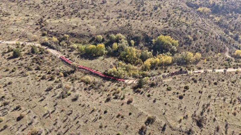Çankırı’da, Kurtuluş Savaşı’nda silahların cepheye ulaştırıldığı yolda "17. İstiklal Yolu Yürüyüşü"