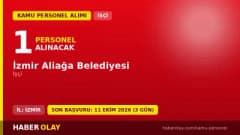 İzmir Aliağa Belediyesi işçi personel alımı ilanı 2026 başvuru detayları