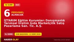 İzmir İZTARIM engelli kasiyer ve şoför işçi alımı ilanı, başvurular 12 Ekim 2026'ya kadar devam ediyor