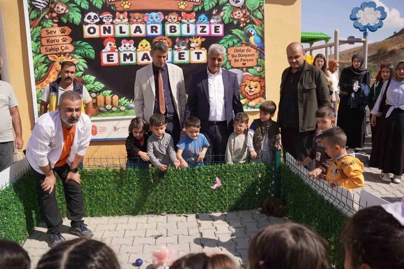 Kahta Belediyesi’nden anlamlı etkinlik: minikler Sokak hayvanlarıyla buluştu
