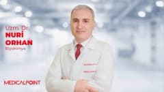 Medical Point Gaziantep Hastanesi Biyokimya Uzmanı Nuri Orhan açıklama yapıyor