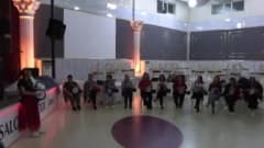 Edirneli kadınlar Sevgili Günebakanlar ritim grubunda darbuka çalarak kanserle mücadelede dayanışma gösteriyor