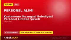 Kastamonu İhsangazi Belediyesi Personel Ltd. Şti. işçi alımı ilanı için başvuru detayları