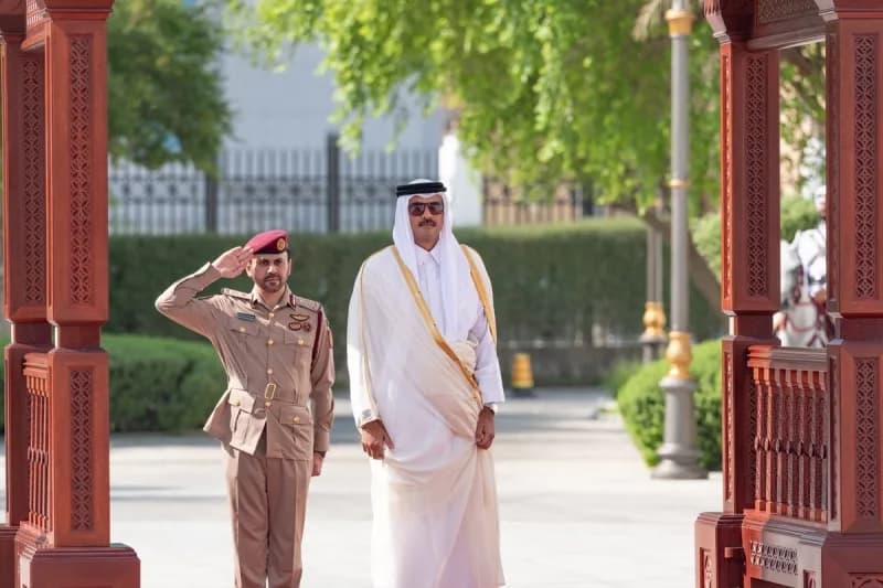 Katar Emiri Şeyh Tamim bin Hamad Al Thani, Şura Meclisi'nin 55. Dönem açılışına katıldı