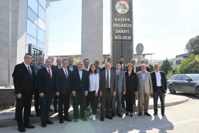 Kayapa Organize Sanayi Bölgesi’nde düzenlenen toplantıda katı atık tesisi ve trafik sorunları konuşuluyor