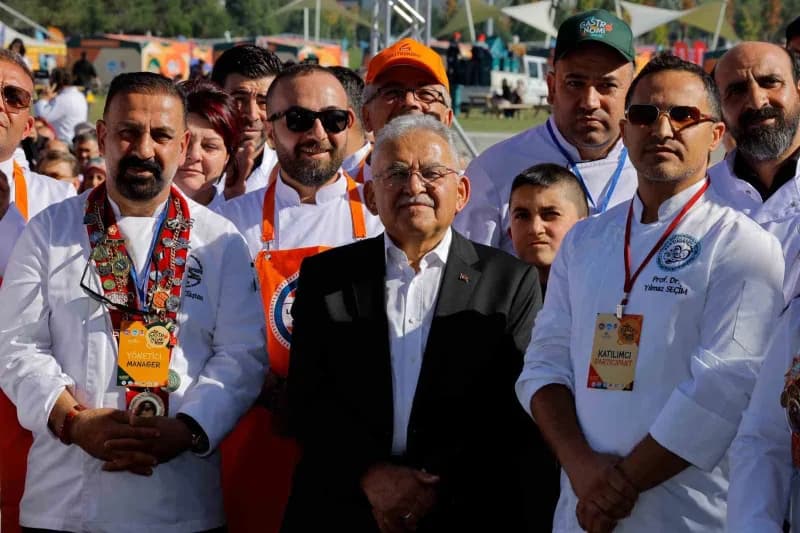 Kayseri Büyükşehir Belediyesi tarafından düzenlenen 4’üncü Kayseri Gastronomi Günleri'nin resmi açıl