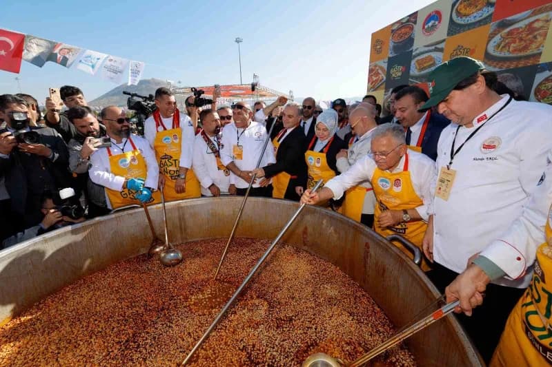 Kayseri Recep Tayyip Erdoğan Millet Bahçesi’nde 4’üncü Gastronomi Günleri açılış töreni