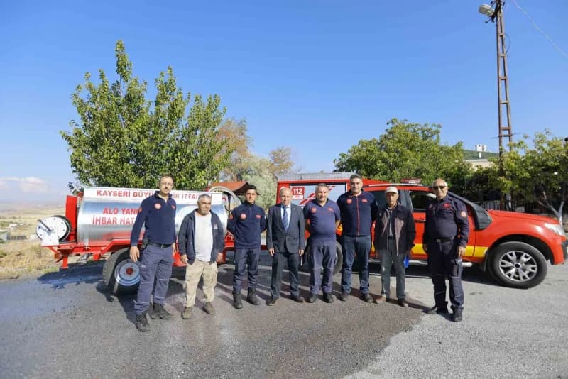 Kayseri Büyükşehir Belediyesi, kırsal mahallelerde yangınlara daha hızlı ve etkin müdahale edilebilmesi amacıyla Kuşçu v