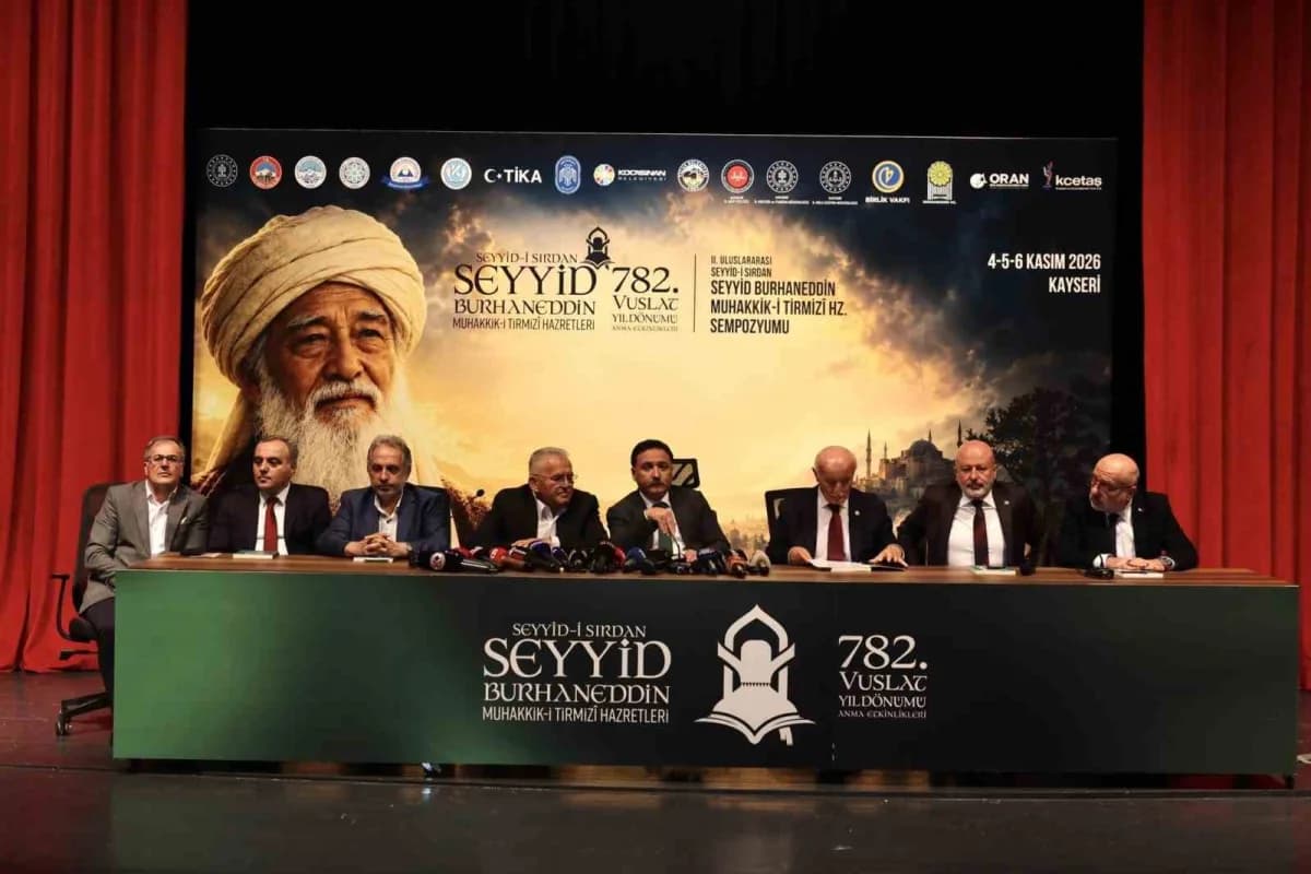 Kayseri’de Seyyid Burhaneddin Hazretleri anma etkinliği ve türbe çevresi projesi
