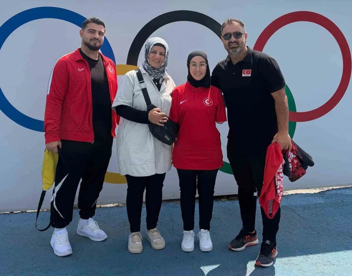Kayserili sporcu Sevim Nur Türkmen, Paralimpik Milli Takım formasıyla antrenmanda