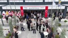 Nevşehir Ürgüp’te bentonit madeninden kedi kumu üreten Bentaş Bentonit fabrikası dış görünümü