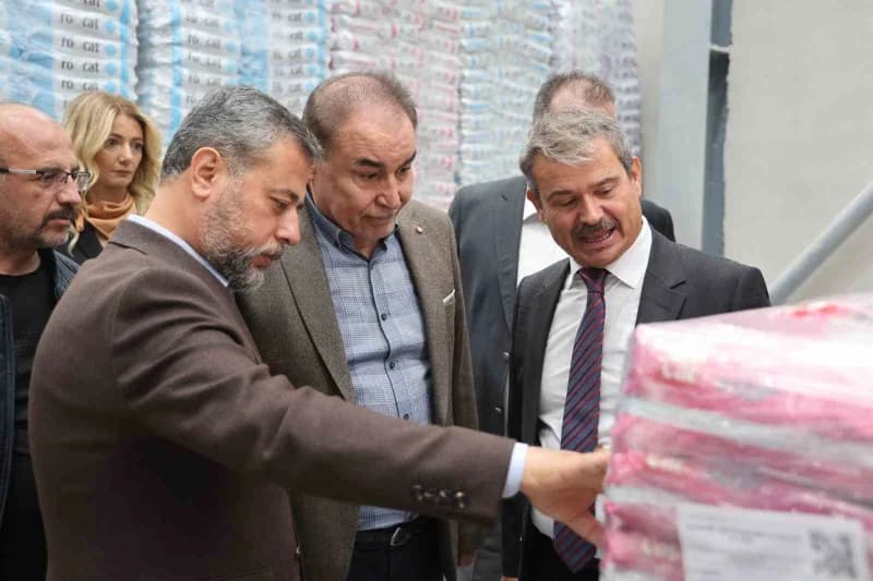 Nevşehir’in Ürgüp ilçesinde Bentonit madenini işleyerek kedi kumu üreten Bentaş Bentonit AŞ, üretimi