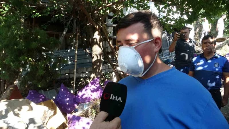 Mahalle sakinlerinden Cafer Çetin